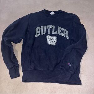 Vintage Butler University Reverse Weave Champion Crewneck Spellout